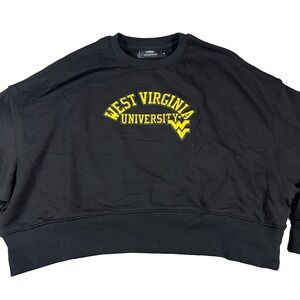 Pro Standard Medium Black Crew Neck West Virginia University Sweatshirt‎ NWOT